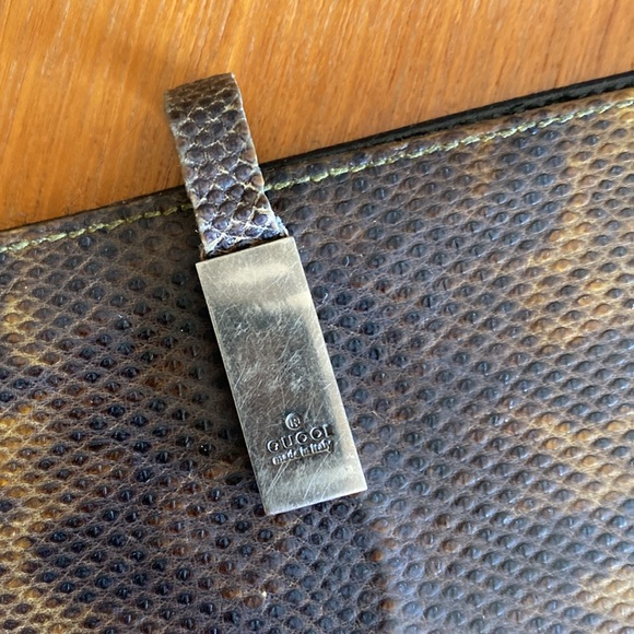 Vintage Gucci Leather Snakeskin Wallet - Picture 8 of 8